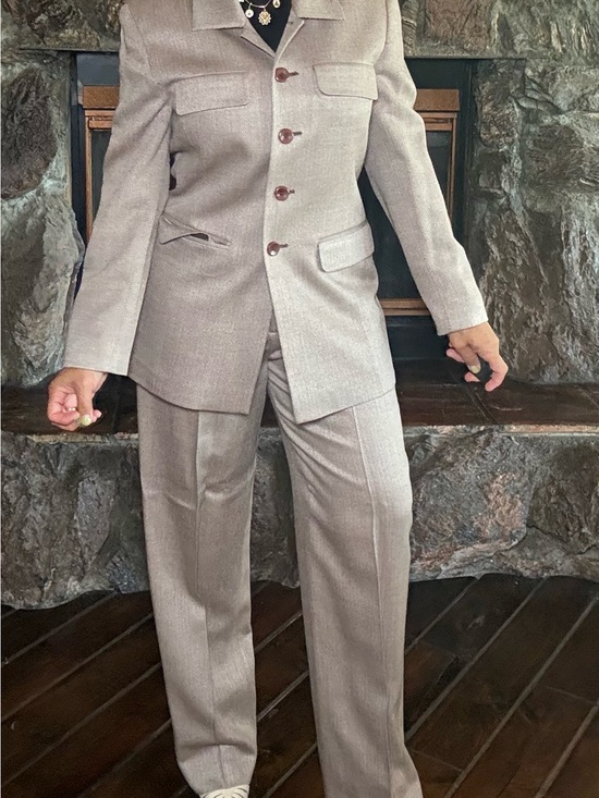 Morgan Taylor Jackets & Blazers - Morgan Taylor women Two-Piece Suit in Taupe